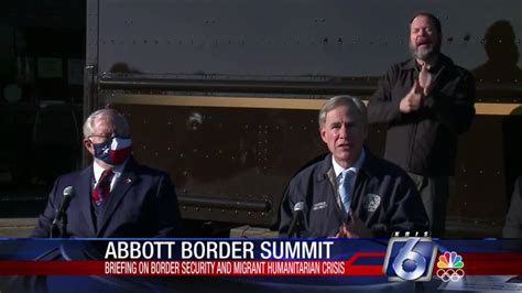 Governor Abbott holding border summit