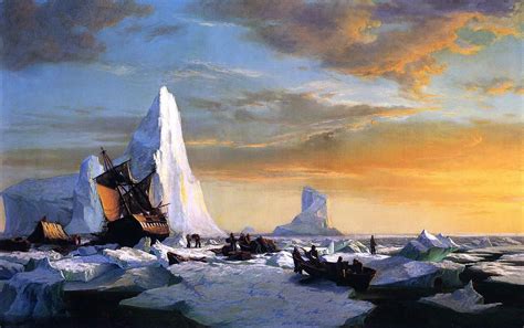 Whalers Trapped by Arctic Ice painting by William Bradford 1870's | Art de la mer, Arctique ...