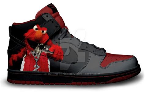 Gangsta Elmo Dunks | Elmo, Gangsta, Sneakers nike