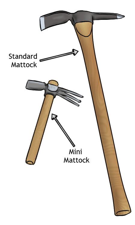 What mattock sizes are available?