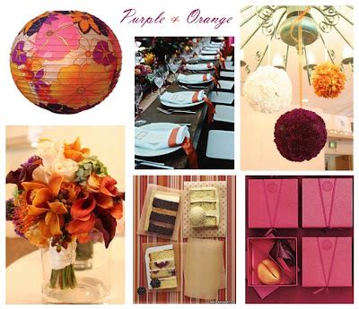 Tastefully Entertaining | Event Ideas & Inspiration: A Striking Purple & Orange Wedding