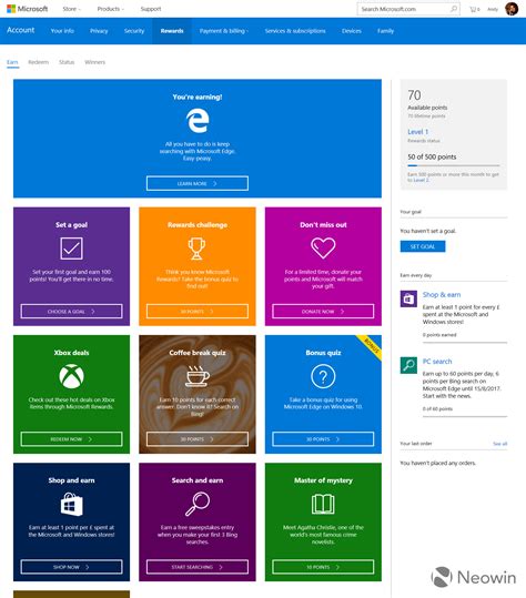 Microsoft Rewards launches in the UK - Neowin