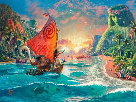 Disney Moana | Thomas Kinkade Carmel & Monterey