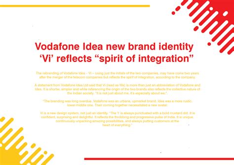 RE-BRANDING VODAFONE IDEA LIMITED :: Behance