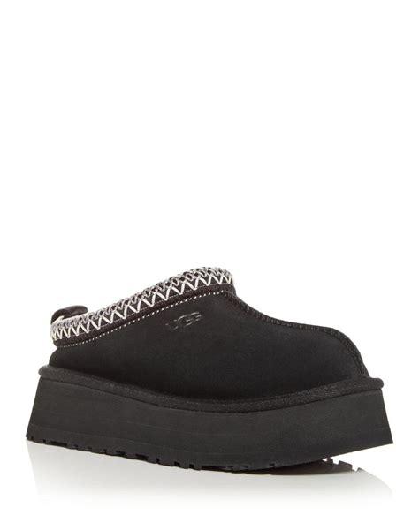 UGG Tazz Platform Slippers in Black | Lyst