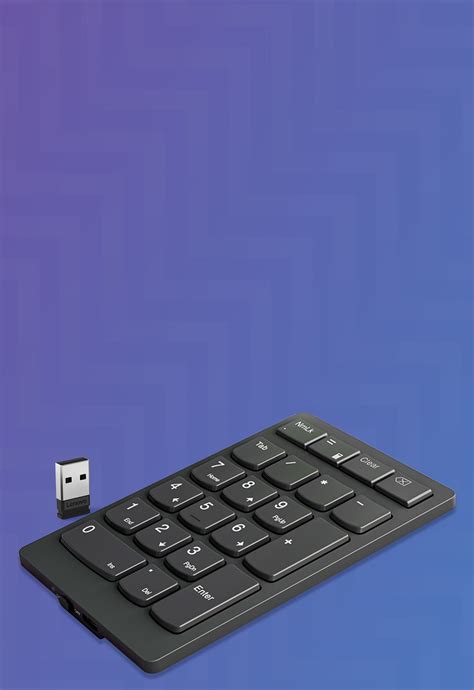 Lenovo Go Wireless Numeric Keypad | Portable 21-Key Keypad | Lenovo Saudi Arabia