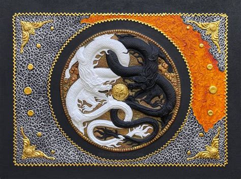 Acrylic Dragon Painting - Original Asian Dragin Art Online l Royal Thai Art