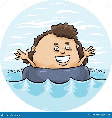 Inner Tube Float Stock Illustration - Image: 41986080