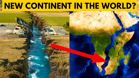 It's Finally Happening! Africa Is Splitting Into Two Continents. - YouTube