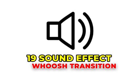 WHOOSH SOUND EFFECT - SOUND EFFECT TRANSITION WHOOSH - For Editing No Copyright - YouTube