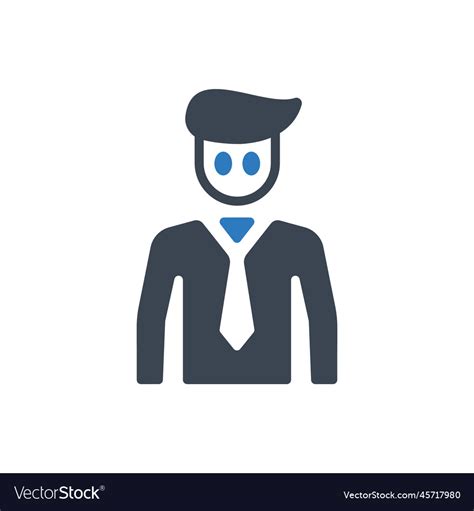 Business person icon Royalty Free Vector Image