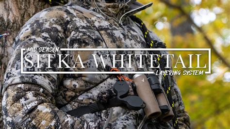 Sitka Gear - Mid Season Whitetail Layering System - YouTube