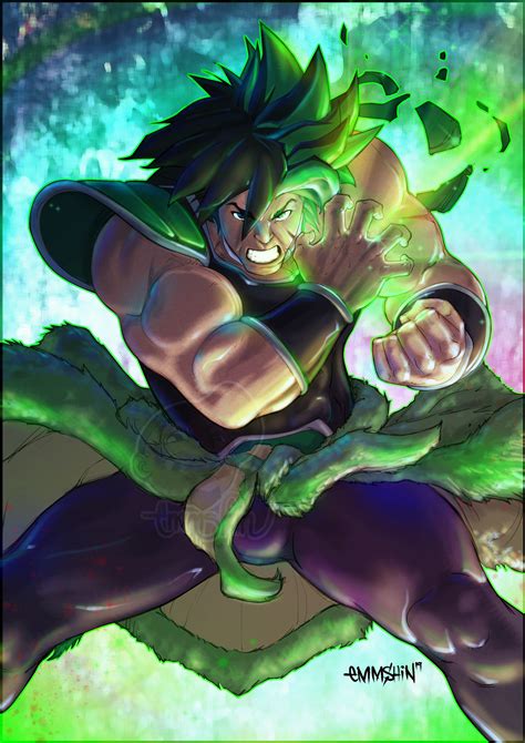 BROLY! fan art process at YT @emmshin : r/dbz