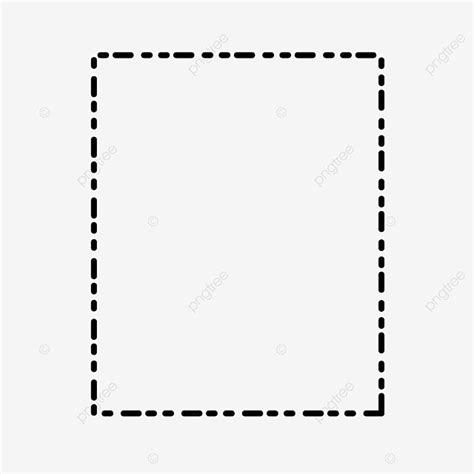 Dot Border Vector Hd PNG Images, Black And White Dotted Line Border, Line Clipart, Black And ...