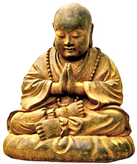 Namaste Monk Garden Statue by LilipilySpirit on DeviantArt