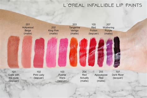 L'Oreal's New Infallible Lip Paints - Matte & Lacquers - Devoted To Pink