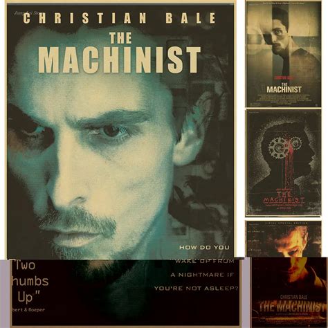 The Machinist movie retro Poster vintage Print For Home Decorative ...