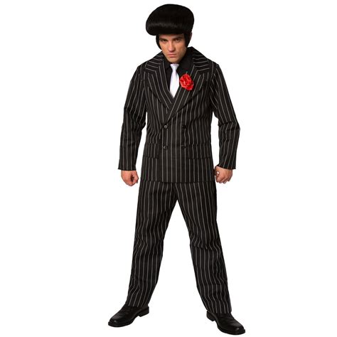 Buy MorphMen Gangster Costume, Old School Gangster Costume, Halloween Gangster Costumes For Men ...