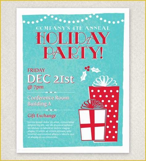 Free Christmas Flyer Templates Microsoft Word Of 27 Holiday Party Flyer ...