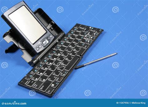 PDA and Keyboard stock photo. Image of techno, screen - 1547956