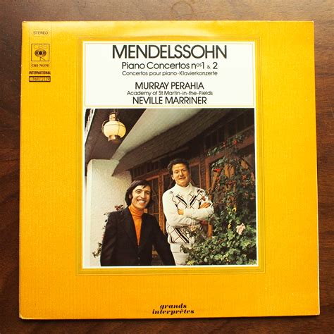 Mendelssohn - Piano Concerto No.1 & No.2 - Murray Perahia … | Flickr