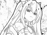 Anime Vampire Girl Coloring Pages sketch template