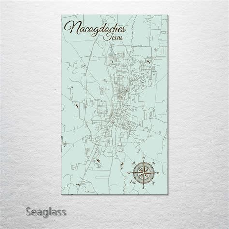 Nacogdoches, Texas Street Map – Fire & Pine