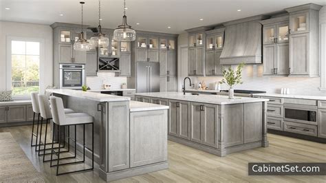 Springfield Mist - High Quality RTA Kitchen Cabinets - Cabinet Set