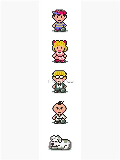 "Earthbound - Characters" Poster by muramas | Redbubble