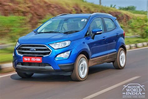 Ford EcoSport Facelift Road Test Review | Motor World India