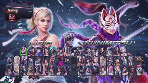 Tekken 7 Season 4 Updated Character Selection Screen With New DLC Lidia ...