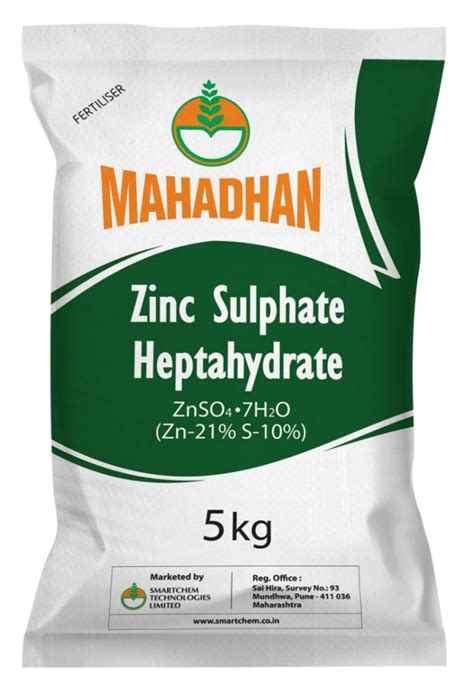 Zinc Sulphate Fertilizer | Mahadhan Zincsulf 21 and 33 Fertilizer