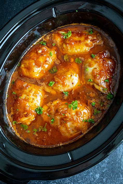 Slow Cooker Apricot Chicken - Fast and Slow Cooking