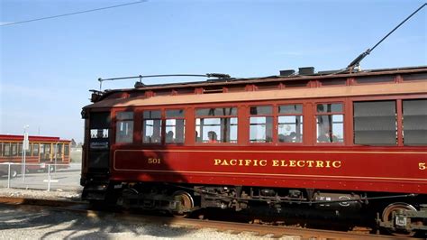 SOUTHERN CALIFORNIA PACIFIC ELECTRIC RED CAR 500 SERIES (TRAIN) PORT OF LOS ANGELES - YouTube