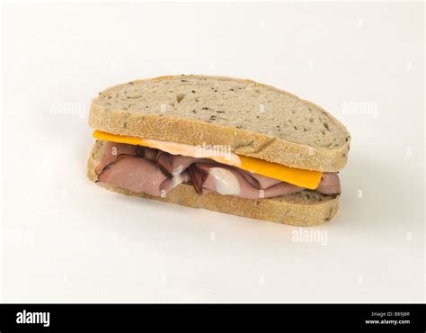 roast beef cheese sandwich Stock Photo - Alamy