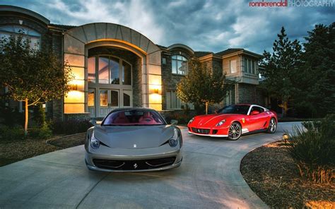 Mansion Luxury House With Cars