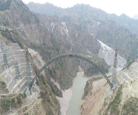 Arch closure of Chenab bridge completed; here's all you need to know about world's highest ...