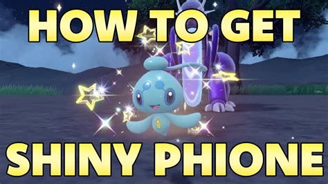 How To Hunt SHINY PHIONE in Pokemon Scarlet and Violet - YouTube