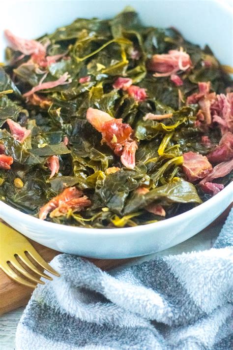 Southern Style Collard Greens with Ham Hocks | Keto, Low-Carb - A Girl ...