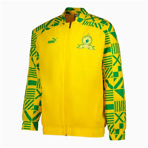 Mamelodi Sundowns F.C. Pre-match Jacket | Yellow | Puma | Sku: 931726_01 – PUMA South Africa ...