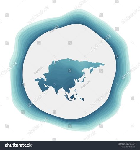 Asia Logo Badge Continent Layered Circular Stock Vector (Royalty Free) 2132894047 | Shutterstock