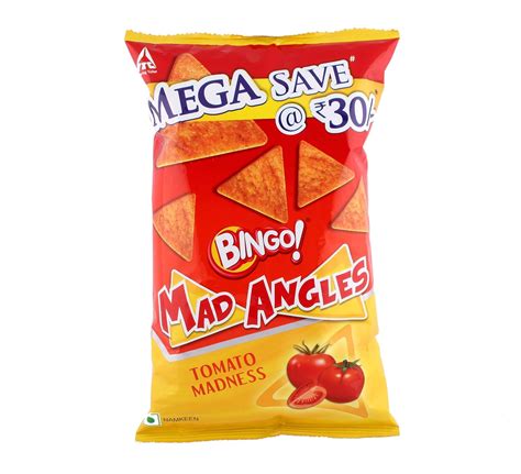 Bingo Mad Angles Tomato Madness Namkeen, 140g (Pack of 4) : Amazon.in ...