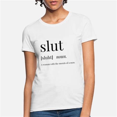 Funny Slut Definition Women's T-Shirt | Spreadshirt