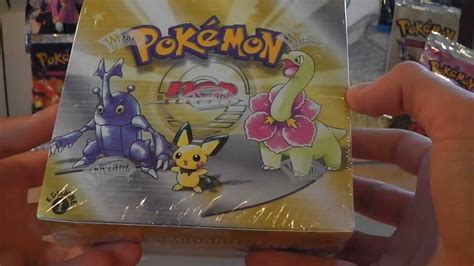 Pokemon Neo Genesis Booster Box 1st edition sealed - Italiano - - YouTube