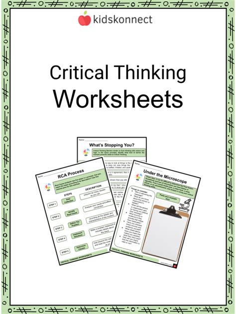 Critical Thinking / FREE Printable Worksheets – Worksheetfun - Worksheets Library