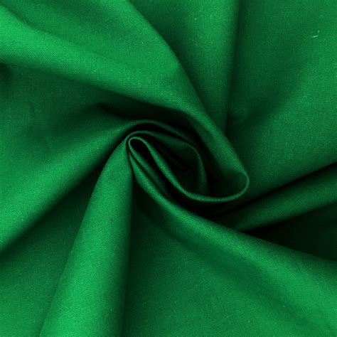 100% Cotton Fabric Dark Green