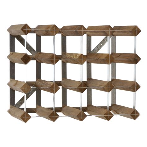 Traditional Wine Rack Dark Oak Wine Rack - Ready to Assemble | Inter-Continental Mercantile ...