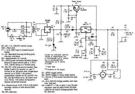 Circuit Diagram Of Regulated Power Supply