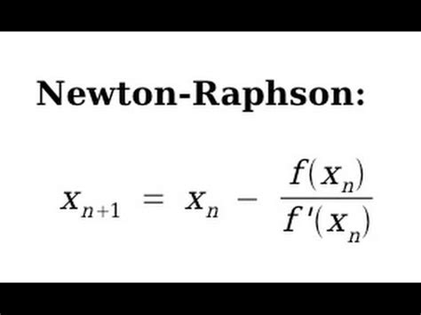 Newton raphson method in c - paginbox