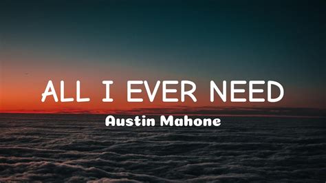 Austin Mahone - All I Ever Need - YouTube